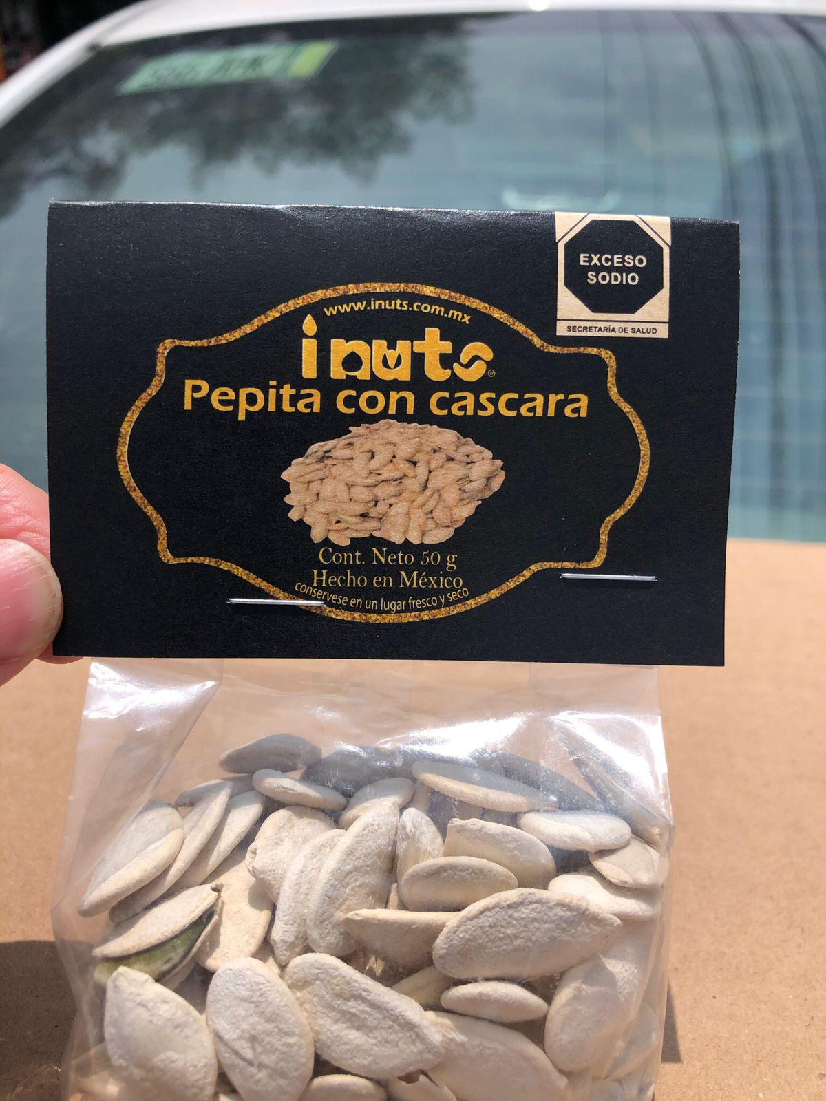 Pepitas con cascara iNuts 50 g